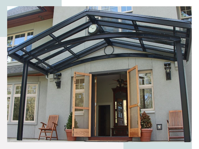 Козырьки металлические в Кандалакше