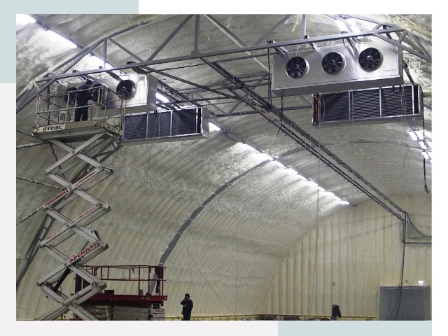 Оснащение ангаров в Кандалакше