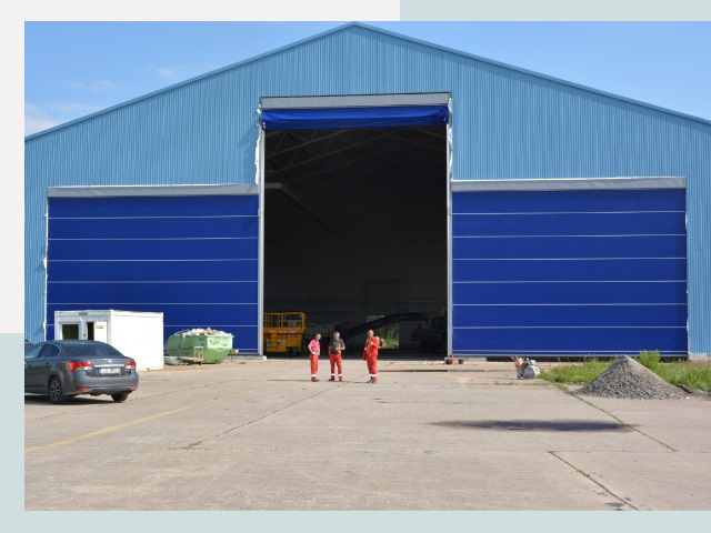 Ангарные ворота в Кандалакша от СтальСтрой-Кнд по цене 606 руб.