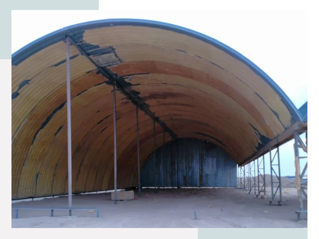 Реконструкция ангаров в Кандалакше