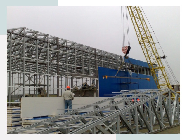 Монтаж ангаров в Кандалакше